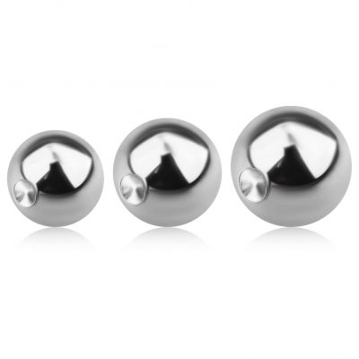 Anker1,6 x 5 und 6 mm Piercing-Kugel Schmuck Ball Rosa Acryl 